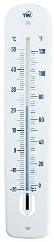 Grand thermomètre extérieur – 380 mm thermomètre de jardin extérieur pour une utilisation dans le jardin, serre, patio, terrasse, abri de jardin