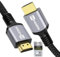 4K 8K Câble HDMI 2.1 Certifié 1,5m 48Gbps 10K 30Hz 8K 60Hz 4K 144Hz 2K 240Hz Full HD 7680P ALLM VRR FreeSync Arc eARC Dolby HDR10+ HDCP 2.3 Supporte Blu-Ray PS5 Soundbar Juegos 8K TV (1,5mètres)