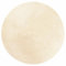 vidaXL Soft and Plush Round Floor Rug - Cream-Colored Polyester Area Carpet with Non-Slip Backing Suitable for Living Room, Bedroom, Office - Standard 100 by OEKO-TEX Tested