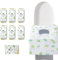 Einweg-Toilettensitzabdeckungen, 60Pcs wasserdichtes Toilettenpapier Pad für Kind, Frau, Mann, unabhängige Verpackung Reise-Toilettensitzabdeckungen für öffentliche Toilette(Printed Styles)