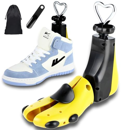 Tigcent Shoe Stretcher Men Women, Boot Stretcher Women Men Shoe Tree Adjustable Shoe Stretcher Wide Feet, Pack of 1 (Pack of 1, Size 4-8)