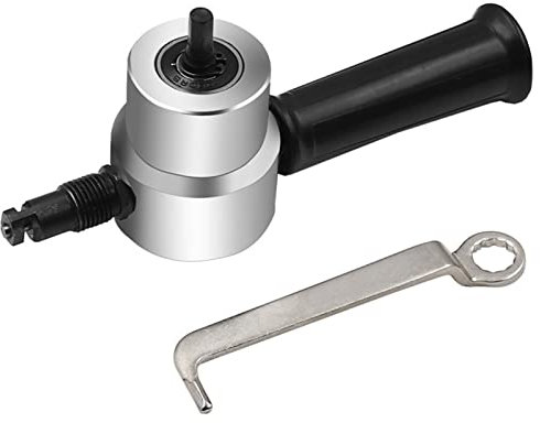 Tijeras para ovejas, Cortador de chapa de Metal, herramienta de corte de mordedor de hierro de doble cabeza, accesorio de taladro eléctrico, placa de modificación, punzón, tijeras ajustables, Esquila