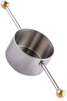 OKUMEYR Messbecher Aus Edelstahl Für Barkeeping Und Weinmessung Unzenbecher Mit Permanentmarkierungen Für Home Bar Und Cocktail Zubereitung