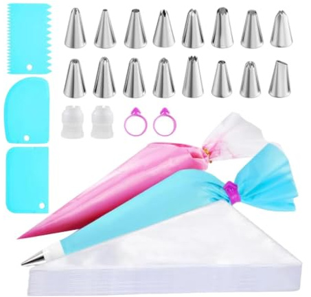 Kit per Decorazione Torte 16 Pezzi Di Beccucci Per Decorazione Dolci