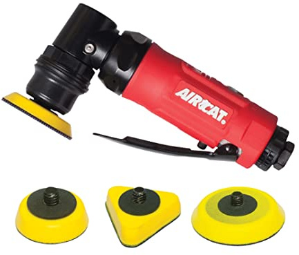 AIRCAT Pneumatic Tools 6320: Spot Sander and Polisher with Internal 1/8-Inch Orbital Head 13,000 RPM