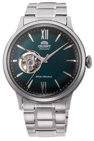 Orient Orologio Analogico Automatico Uomo con Cinturino in Acciaio Inox RA-AG0026E10B