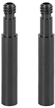X AUTOHAUX Extensor Válvula Negro 2Pcs para Bicicleta 40Mm