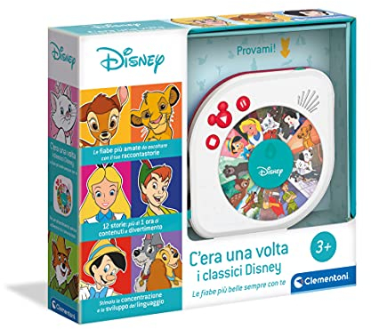 Clementoni - 17674 - C'era Una Volta - I Classici Disney Storyteller - Racconta Storie Educativo Elettronico Disney per Bambini 3 Anni, Storytelling in Italiano