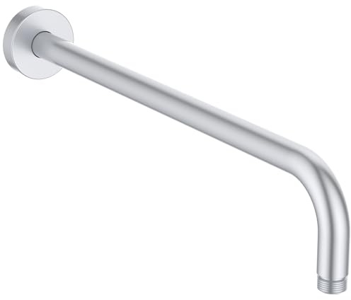 Ideal Standard B9445SI Idealrain Wandanschluss für Kopfbrause (Duschbrause) Aufputz, 40 cm, Silber (Silver)