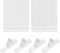 36 Pairs(72 Strips) Heavy Duty Picture Hanging Strips No Nails Needed, Damage Free Adhesive Mounting Strips for Pictures and Photos Frame Hanging (19*92mm)