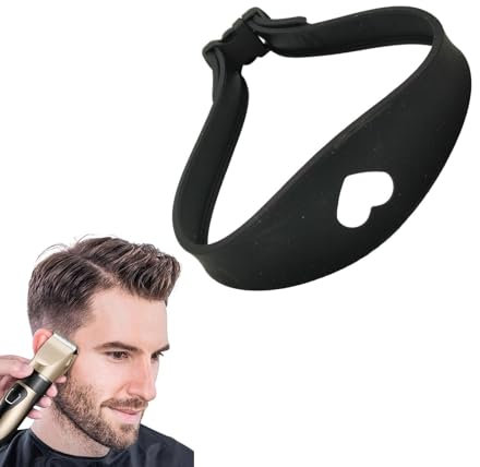 Guida per capelli regolabile per il collo, strumento per modellare l'attaccatura dei capelli, fasce per tagliare i capelli, per acconciare la tua attaccatura dei capelli per casa o parrucchieri