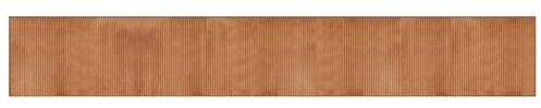 vidaXL Teppich, Bambusteppich Rechteckig, Bambusmatte rutschfest für Wohnzimmer, Läufer Küchenteppich Flurteppich, Modern, Natur 60x400cm Bambus