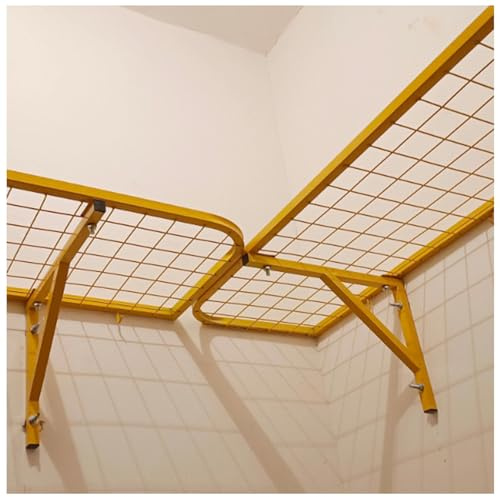 Scaffale di stoccaggio resistente a parete in filo metallico per garage scaffali galleggianti organizer per attrezzi con sistema di scaffalatura seminterrato Scaffalature in metallo per negozio