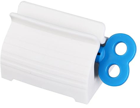 Toothpaste Squeezer, Plastic Rolling Tube, Plastic Toothpaste Roller Tube Squeezer, Toothpaste Dispenser for Paint, Hand Cream, Ketchup, and Cosmetic Tube (Blue)