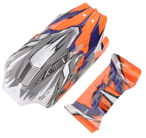 EVTSCAN WLTOYS 124010 RC Car Body Shell Stylish Spoiler Wing Plastic Cover Case Replacement