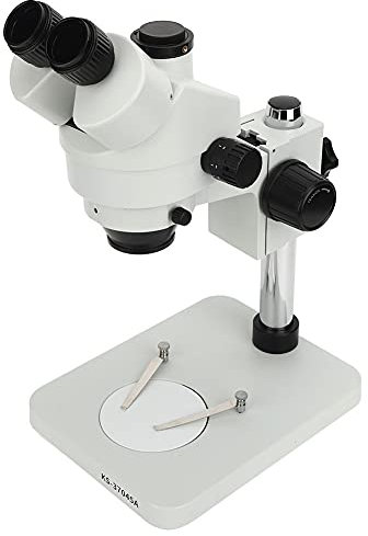 Microscope Stéréoscopique Trinoculaire avec Grossissement en Continu d'oeil Réglable 7x-45x pour L'observation du Laboratoire de Soudage Industriel