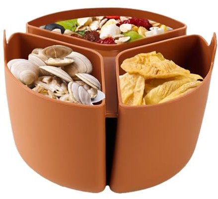Slow Cooker Divider,Stew Pot Divider Insert,Divisore di Stew Pot antiaderente - di cottura a 3 compartimenti, resistenti al calore, per preparazione dei pasti, separazione dei pasti dietetici