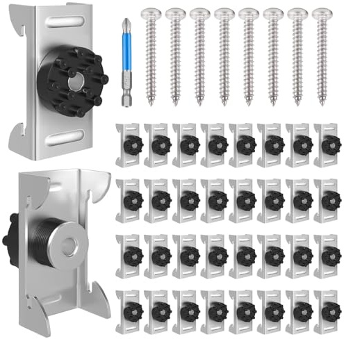 50 Pack Sound Isolation Clips with Mounting Screws
