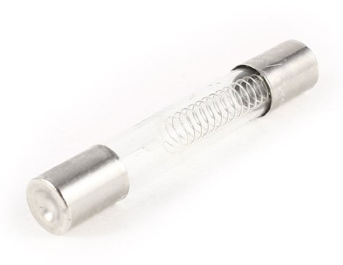 sourcingmap® Forno A Microonde Alto Tensione Corpo In Vetro Fusibile 6x40mm 5KV 800mA 0.8A