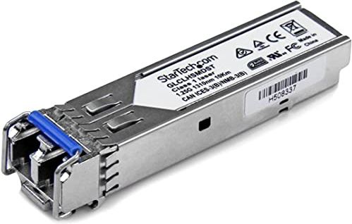 StarTech.com Módulo Transceptor SFP Compatible con Cisco GLC-LH-SMD - 1000BASE-LX/LH - Monomodo 1GbE - SFP Ethernet Gigabit 1Gb - LC - 10km - 1310nm - Cisco Firepower/ASR920/ IE2000 DDM (GLCLHSMDST)