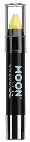 Moon Glow - Neon UV Paint Stick Body Crayon for the Face & Body – Pastel Yellow