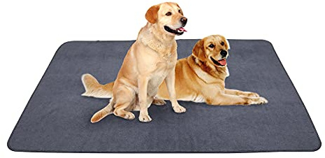Peepeego Non-Slip Dog Pads Extra Large 72 x 72, Washable Pee Pads with Fast Absorbent, Reusable, Waterproof for Training, Whelping, Housebreaking, Incontinence, for Playpen