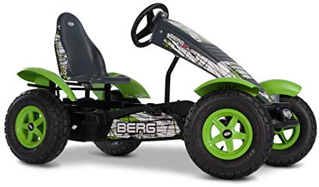 BERG Elektro Pedal-Gokart mit XXL-frame X-Plore mit Dreigangschaltung | Kinderfahrzeug, Tretauto mit verstellbarer Sitz, Freilauf, Elektrisch, Kinderspielzeug geeignet für Kinder im Alter ab 6 Jahren