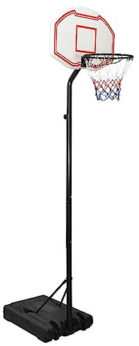 vidaXL Basketkorg med stativ vit 282-352 cm polyeten, basket korg, basketset, basketring, basket korgar, basketställ, basketringar, basketbollkorg