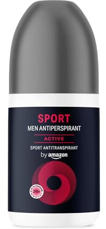by Amazon, Deodorante roll-on Sport antitraspirante da uomo, 1 x 75 ml