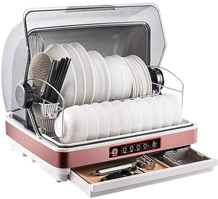Minidiskmaskin, One-Click Diskwashing Small size, Portabel Diskmaskin Bordsdiskmaskin, Bekväm hemmabruk Bordsstädskåp med diskmaskin for familjerestauranglägenhet