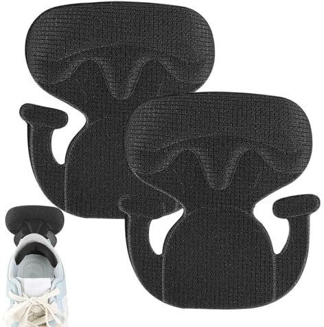 Shoe Heel Grips, Anti Sliding Foot Pads, Soft Elephant Heel Protectors for Blisters, Slipping, and Rubbing, Improved Fit