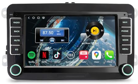 4 GB 64 GB Snapdragon 8-kärna Android 14 bilradio Bluetooth för VW Golf 5 Golf 6 Polo Tiguan Touran Skoda Octavia SEAT GPS Navigation Carplay Android Auto DSP WiFi 4G USB SWC DAB+RDS Radar CANbus 7