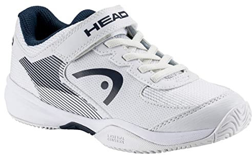 HEAD Unisex-Youth Sprint Velcro 3.0 Kids Tennisschuh, weiß/Blueberry