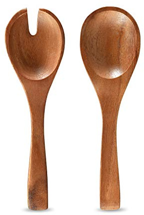 Noritake Kona Wood Salad Servers, 9
