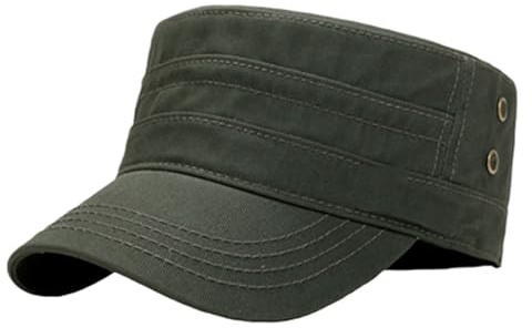 Letuwj Casquette Militaire Standard en Coton Homme Armée Verte Taille Unique
