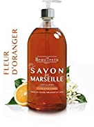 Beau Terra Savon de Marseille à la Fleur d'Oranger 300ml