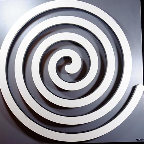 Clipboart® Golfball Spirale für max.105 Bälle anstelle Einer Vitrine Regal für Golfbälle Sammlung individuelles persönliches Geschenk für Golf Spieler Golfkunst Clipboard