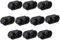 Meister Schalterdose 2-fach - Unterputz - 45 mm tief - schwarz - 10 Stück - 145 x 75 mm - Zum Einbau von Schaltern & Steckdosen / Unterputzdose doppelt / Gerätedose / Abzweigdose / 7460740
