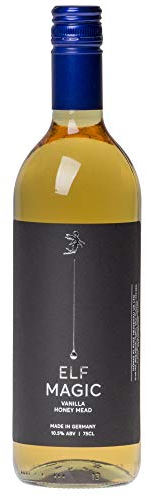 Premium Vanilla Honey Mead (Drink Hot or Cold) Elf Magic Traditional Vanilla Mead Wine - 750ml - 10.5% ABV