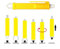 C.A.O. - Pinza per zecche in polipropilene - Lunghezza 9,5 cm - Larghezza 2,2 cm - Diametro ø 1,2 cm