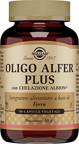 Solgar Oligo Alfer Plus, Capsula di Ferro