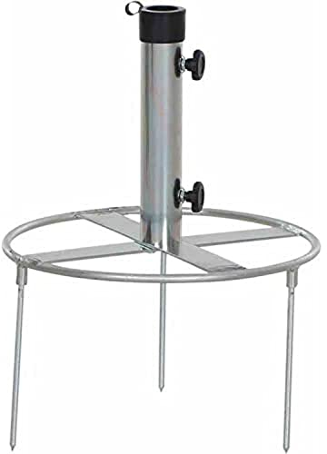 Froschkönig24 Rasendorn Ø 40 cm Silber