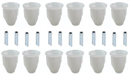 prometeo electronics Kit da 12 adattatori per collo di bottiglia completo di 12 barre filettate M10 da 40mm