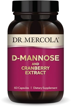 Dr. Mercola D-Mannose and Cranberry Extract, 1,000 mg, 60 Capsules