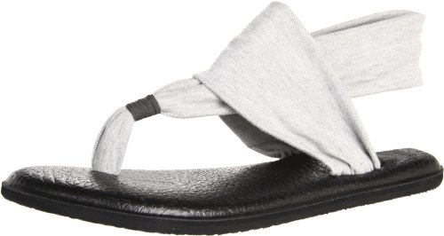 Sanuk Women's Yoga Sling Slingback Sandal,Grey,5 M US