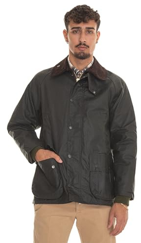 Barbour Bedale vaxjacka för män – Sage MWX0018SG91 (A320), gRÖN, XL