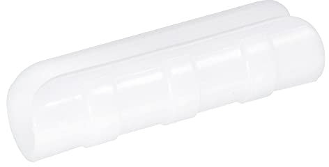 sourcing map Farm Plastic Clamps 20mm White for Greenhouse Film Garden Buildings Frame Pipe 10 Pack