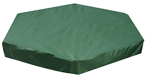 FIYSON Housse Bac à Sable pour Enfants, Bache bac à Sable, Bac a Sable avec Couvercle, pour Enfants en Tissu Oxford 420d Jardin ExtéRieur Décontracté, Imperméable, Résistant au Froid (140 * 110cm)