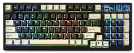 YUNZII YZ98 Guarnizione Tastiera Meccanica 99 Tasti Hot Swappable BT5.0/2.4G/USB-C Wireless Gaming Keyboard NKRO 98% Layout con Retroilluminazione LED RGB per Linux/Win/Mac(Milk Switch, Nero)