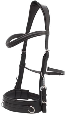 PFIFF 103115 Kappzaum Anatomic Soft-Shape, anatomisch, gepolstert, Schwarz, Full